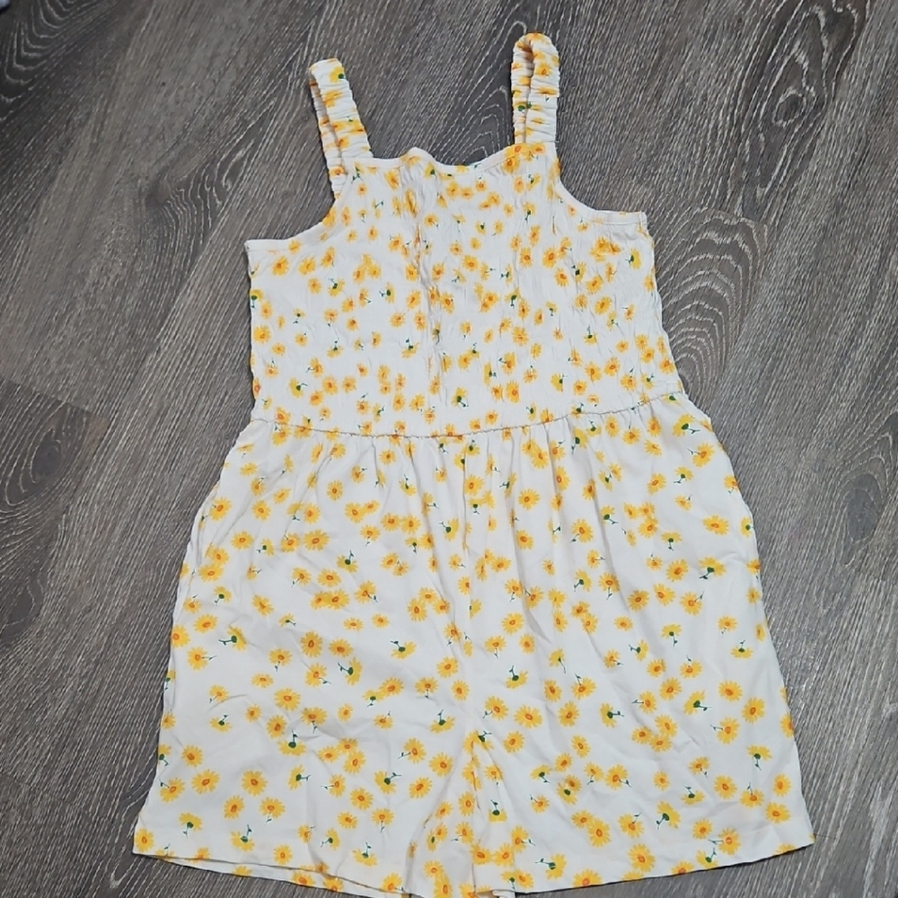 Old Navy Sunflower Print Kids Romper